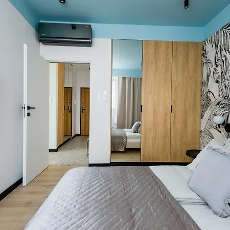 アパート Kairos -sky - Darmowy Parking Podziemny, Scisle Centrum カトヴィツェ