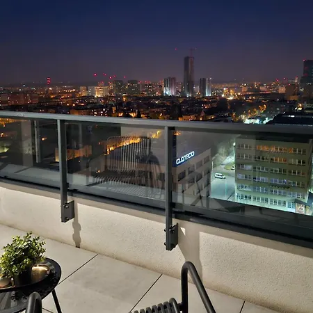 Kairos -sky - Darmowy Parking Podziemny, Scisle Centrum Apartament Katowice
